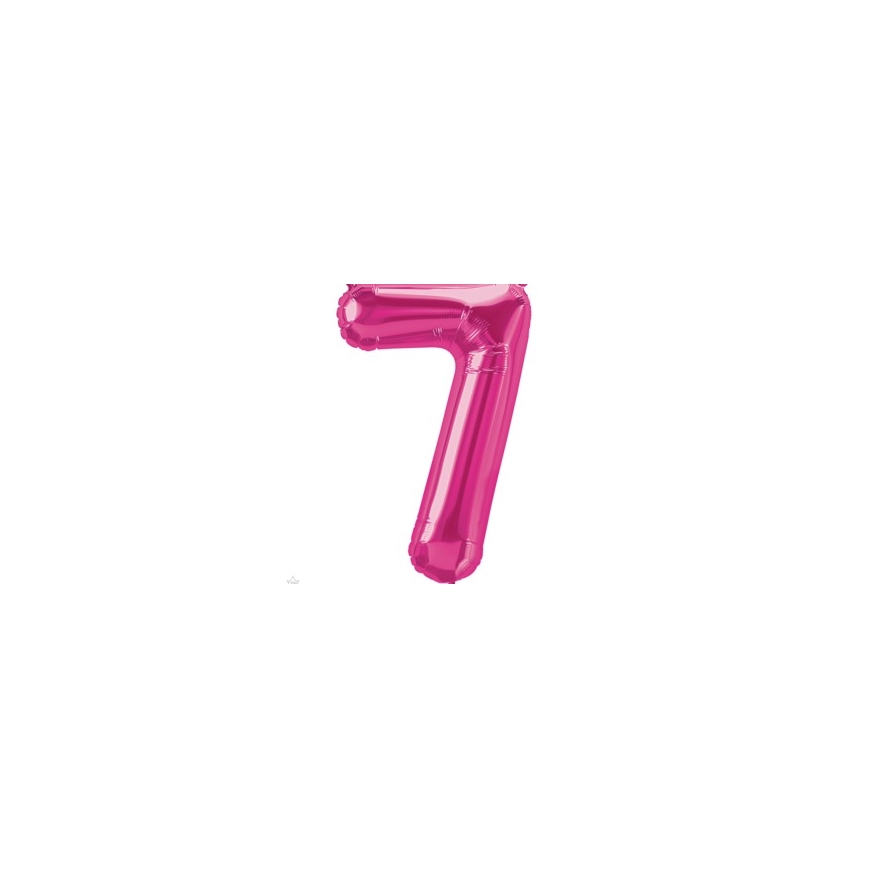 Folienballon Nummer 7