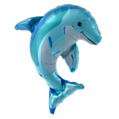 Folienballon, Delfin, klein
