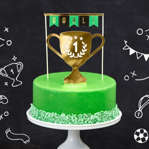 Cake Topper - Fussball