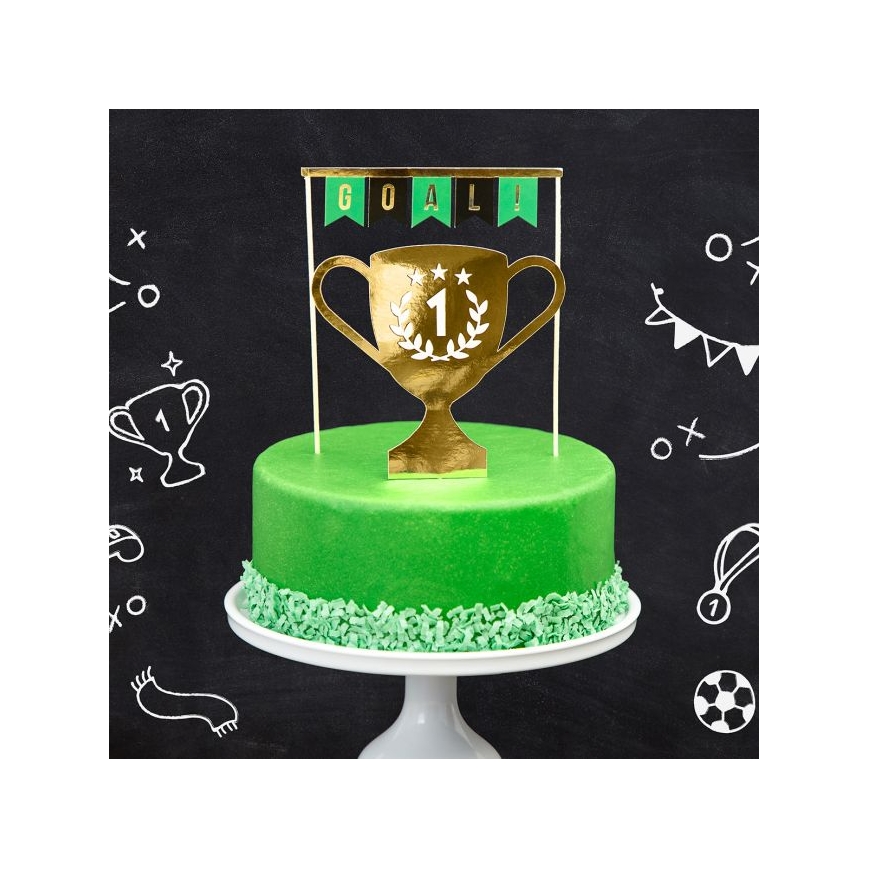 Cake Topper - Fussball