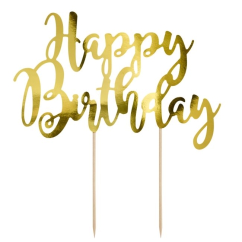 Cake Topper - Happy Birthday