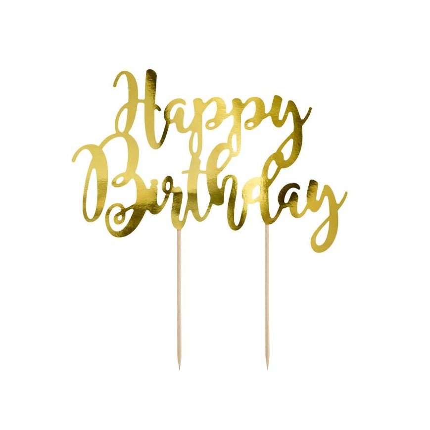 Cake Topper - Happy Birthday