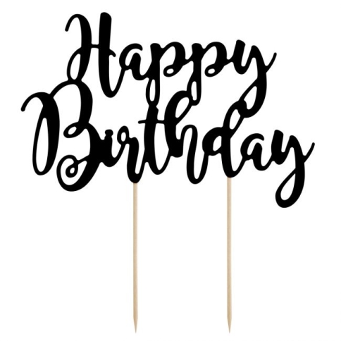 Cake Topper - Happy Birthday