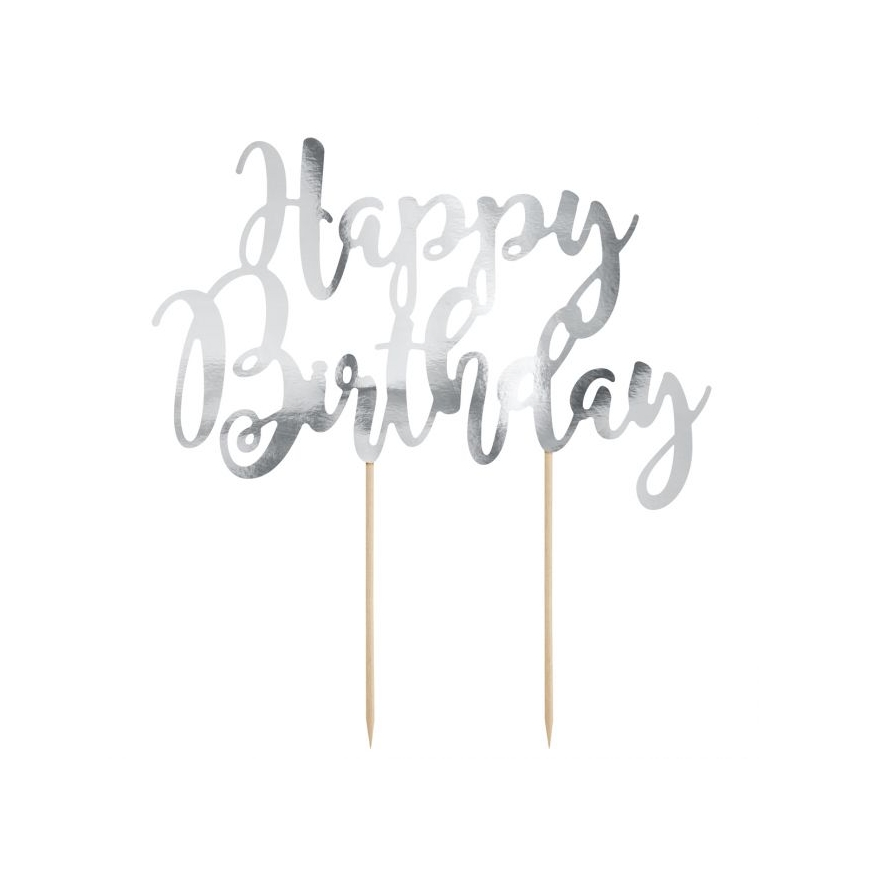 Cake Topper - Happy Birthday