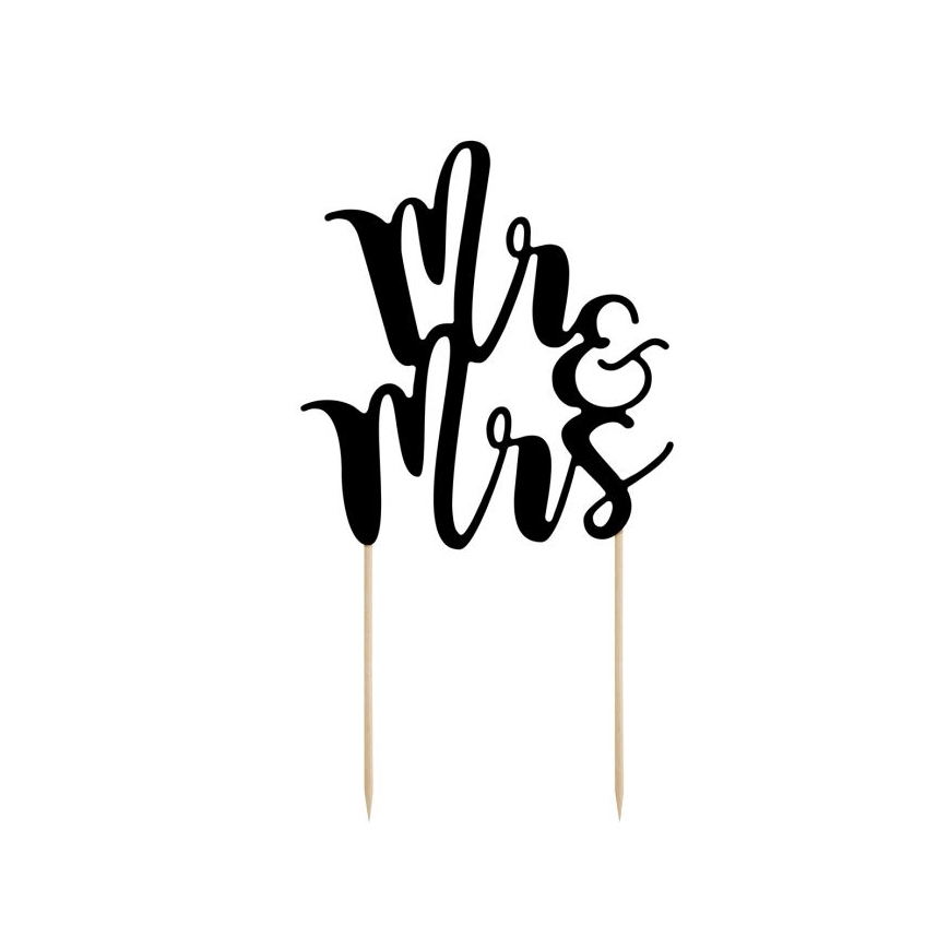 Cake Topper - Mr&Mrs