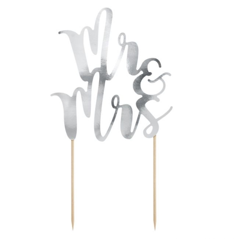 Cake Topper - Mr.&Mrs