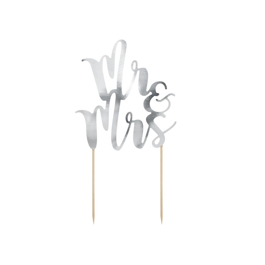 Cake Topper - Mr.&Mrs