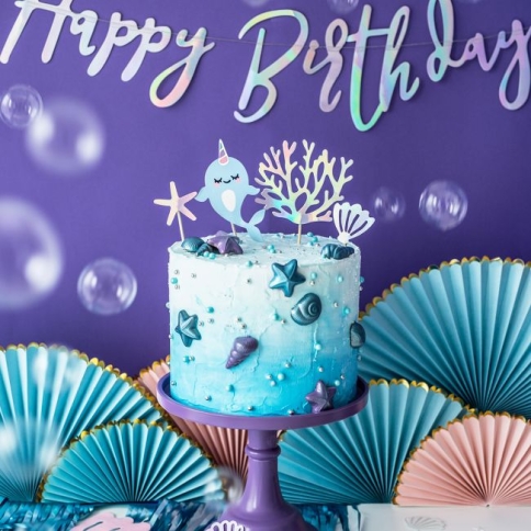 Cake Topper - Narwal
