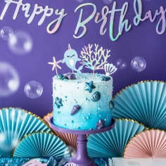 Cake Topper - Narwal