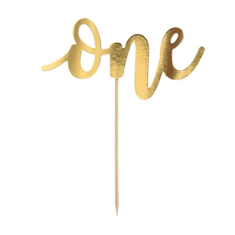 Cake Topper - one