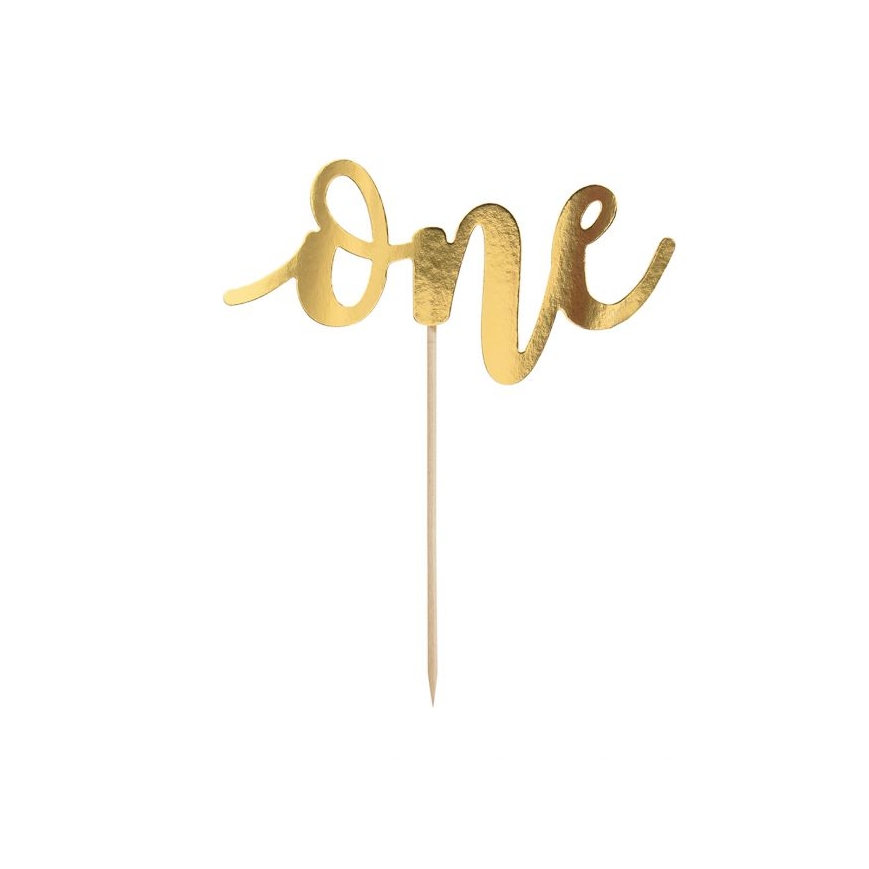 Cake Topper - one
