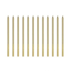 Kerzen gold, lang