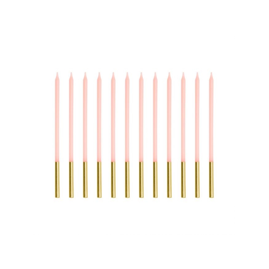 Kerzen rosa-gold