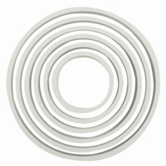 Aussteche Kreise 6er Set