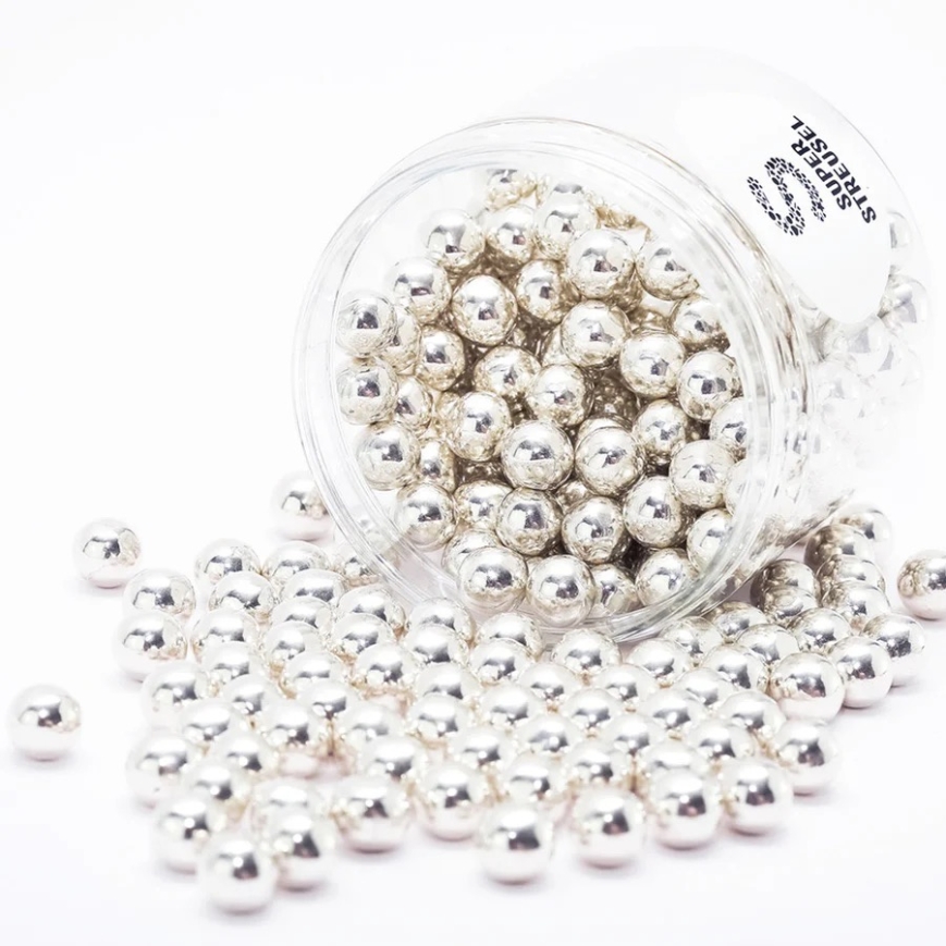 Schokokugeln silber