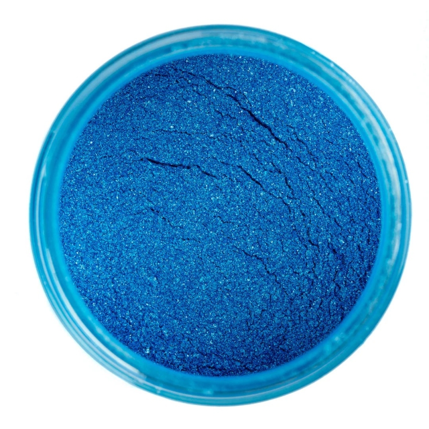 Super Glitzer Puder Blau