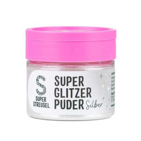Super Glitzer Puder Silber