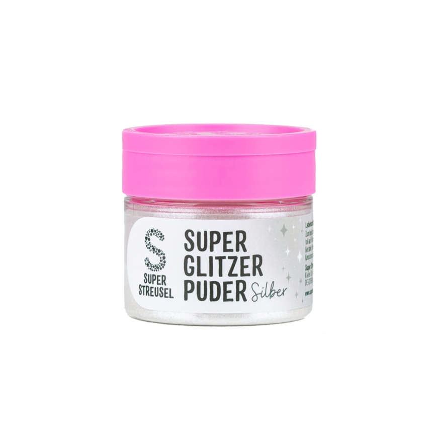 Super Glitzer Puder Silber
