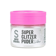 Super Glitzer Puder Silber