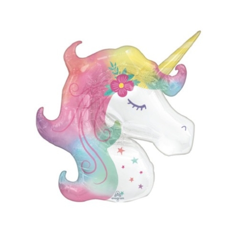 Einhorn Supershape Folien Ballon