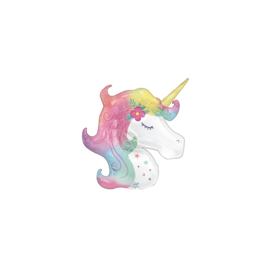 Einhorn Supershape Folien Ballon