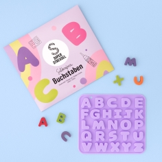 Super Streusel Silikonform Buchstaben