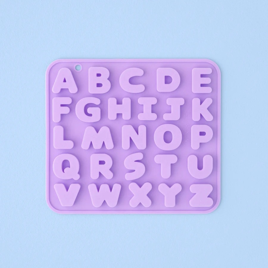 Super Streusel Silikonform Buchstaben