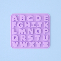 Super Streusel Silikonform Buchstaben