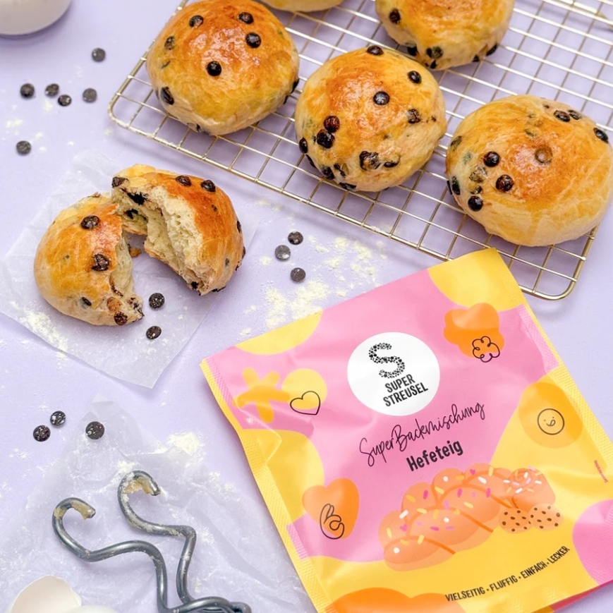 Super Streusel SuperBackmischung Hefeteig