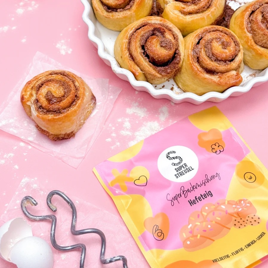 Super Streusel SuperBackmischung Hefeteig