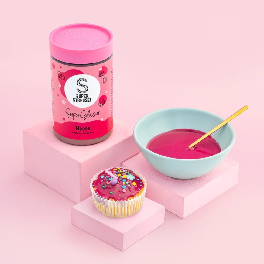 Super Streusel SuperGlasur Beere