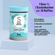 Super Streusel SuperGlasur blau