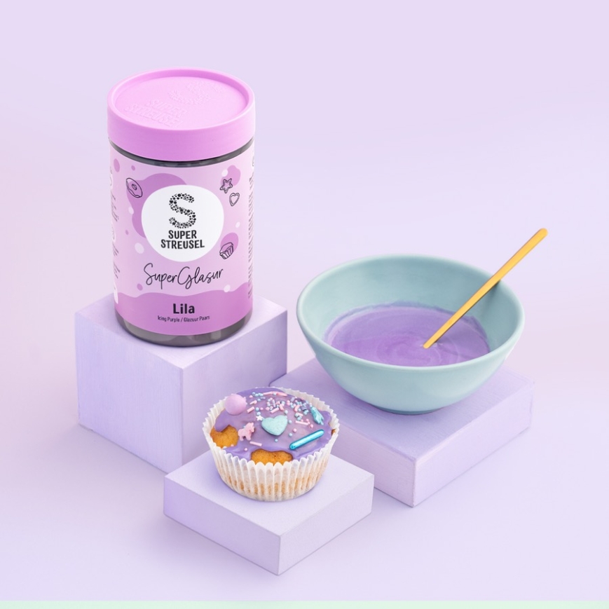 Super Streusel SuperGlasur Lila
