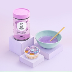 Super Streusel SuperGlasur Lila