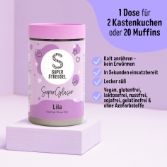 Super Streusel SuperGlasur Lila