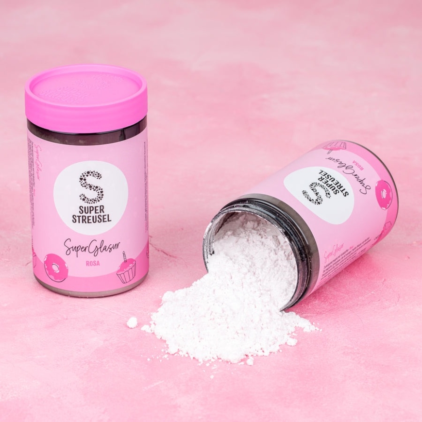 Super Streusel SuperGlasur rosa