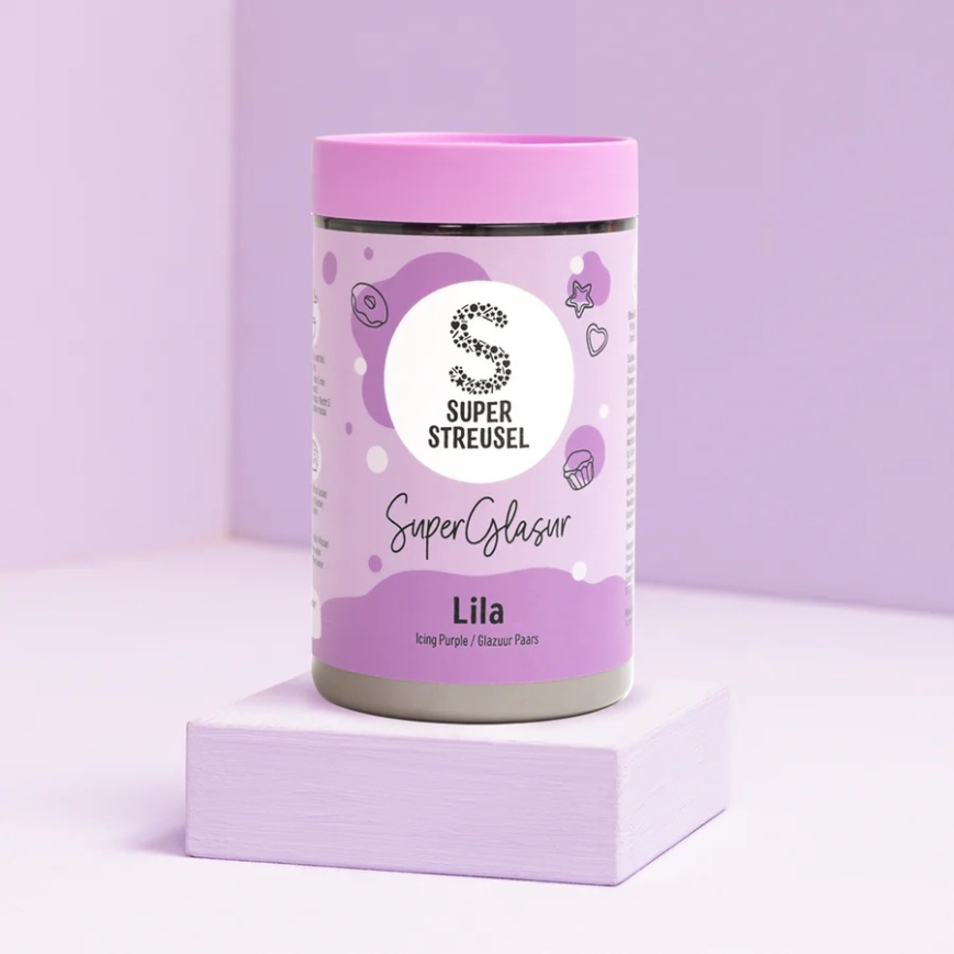 Super Streusel SuperGlasur Lila