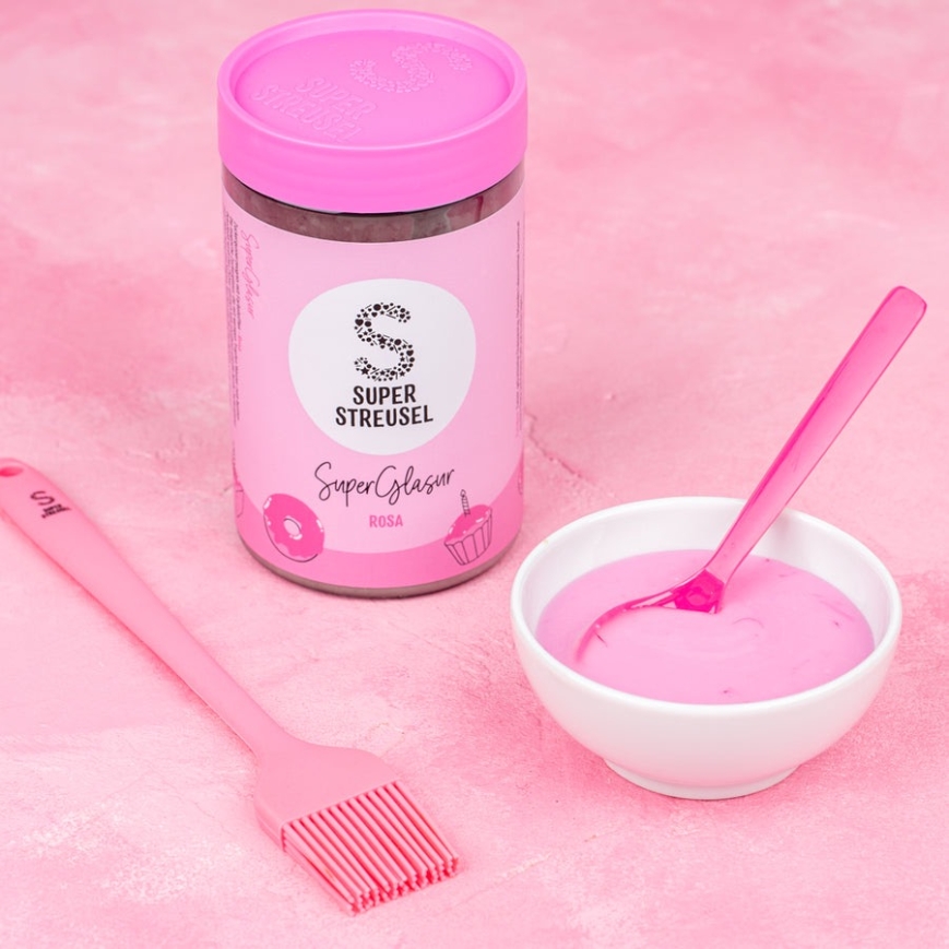 Super Streusel SuperGlasur rosa
