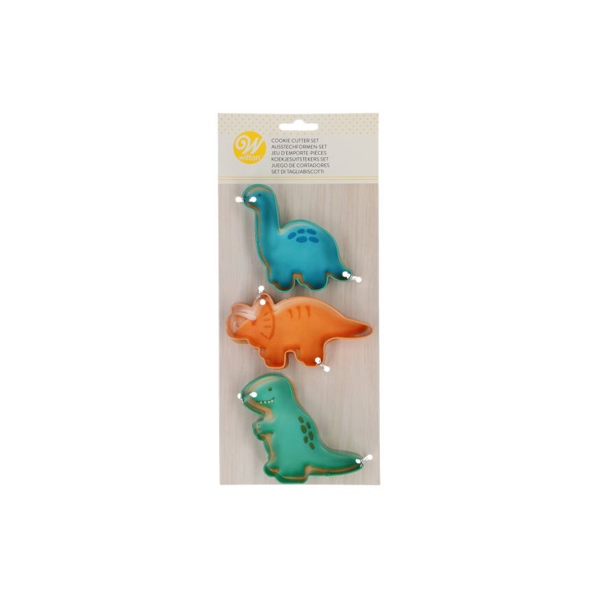 Dinosaurier Ausstecher 3er Set