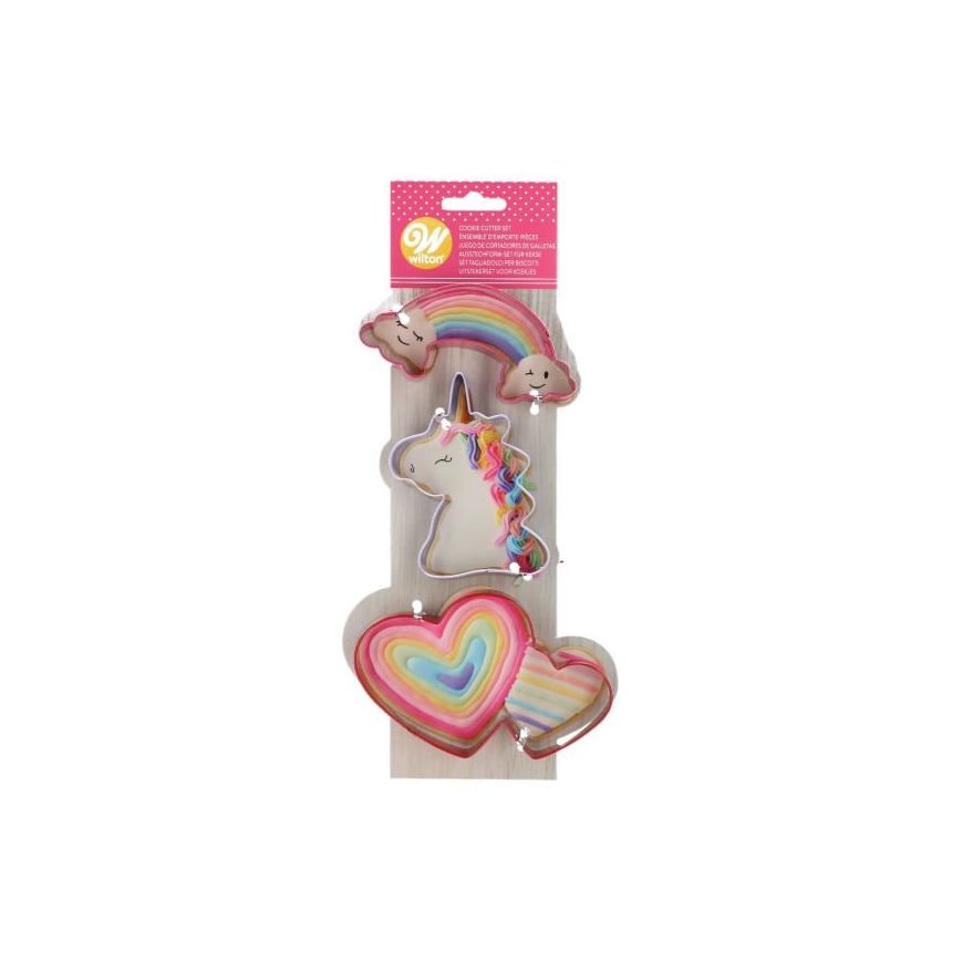 Magisches Einhorn Ausstecher 3er Set